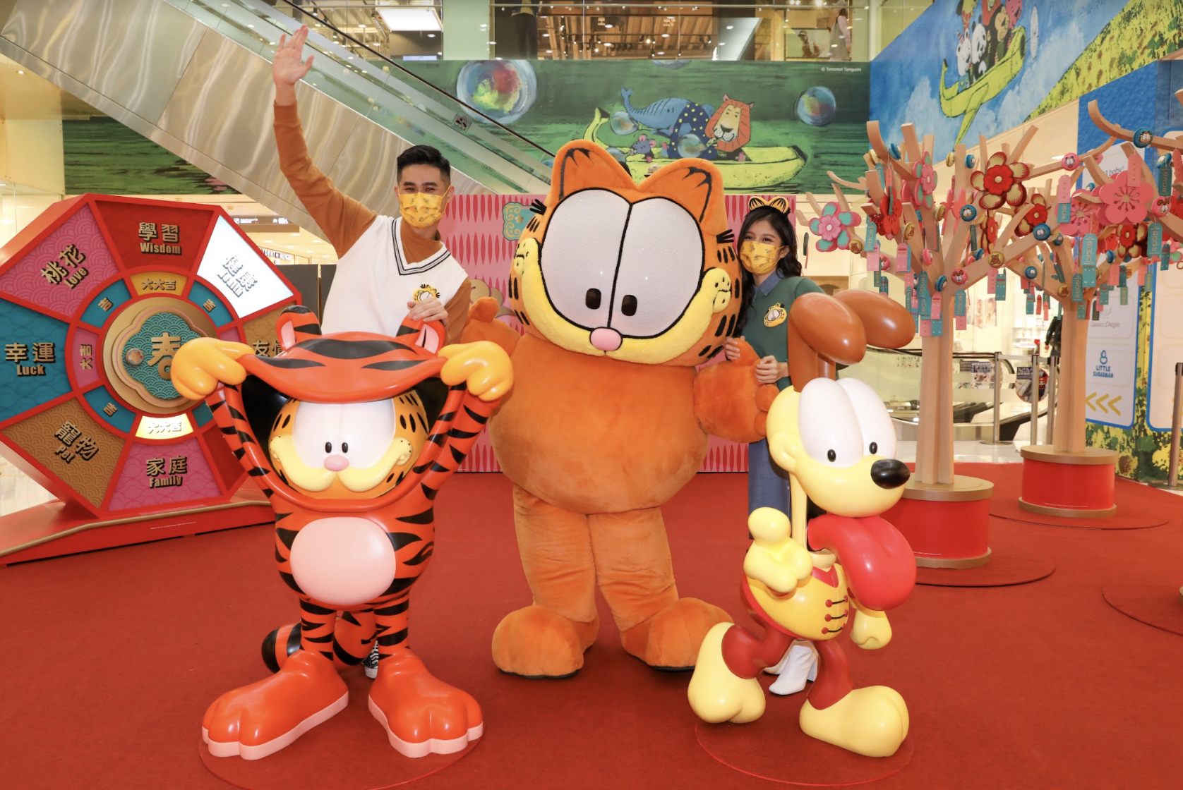 Happy Fatty New Year: Garfield New Year Blessing Garden at Harbour City ›  Ritzy Hong Kong
